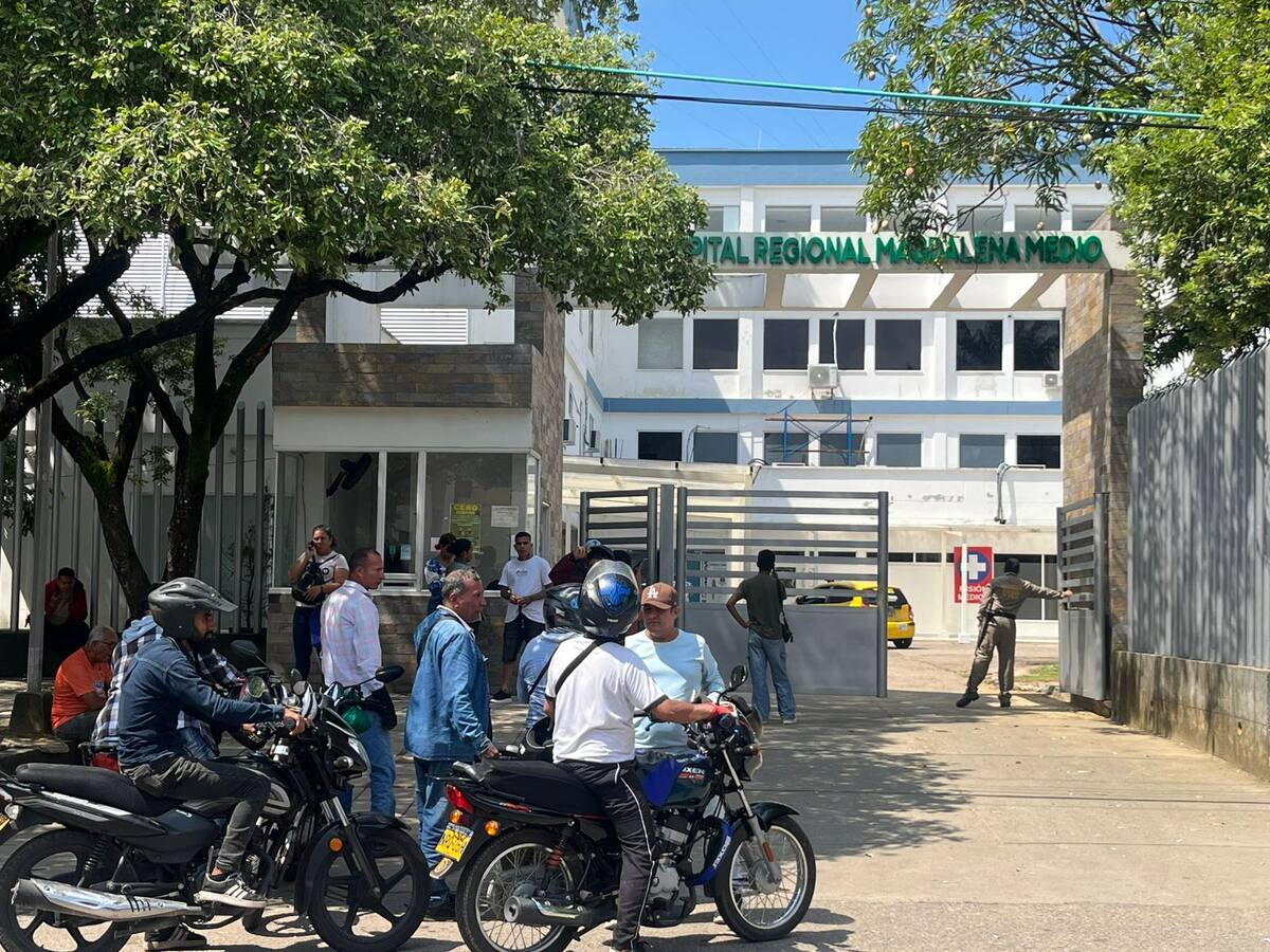 Alerta amarilla en el Hospital Regional del Magdalena Medio. Foto suministrada/VANGUARDIA