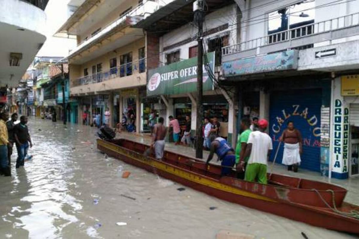 En las próximas 24 horas se declarará la calamidad en algunos municipios del Chocó, por causa de la emergencia invernal. (Foto: Colprensa / VANGUARDIA LIBERAL)