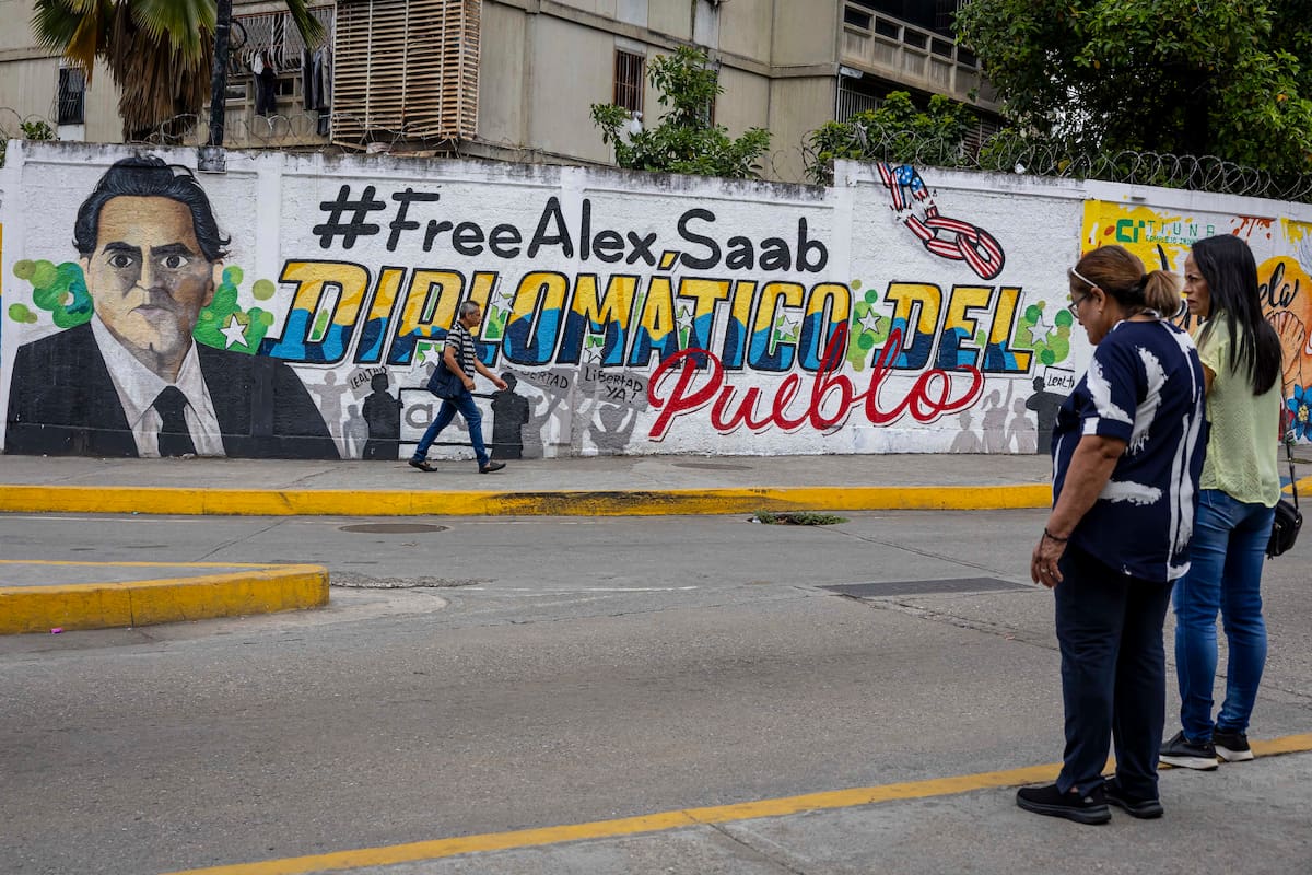 Fotografía de archivo del 20 de diciembre de 2023 del empresario colombiano Alex Saab en Caracas (Venezuela). Saab fue deportado a EE.UU. por el Gobierno de la presidenta encargada de Venezuela, Delcy Rodríguez. EFE/ Miguel Gutiérrez ARCHIVO