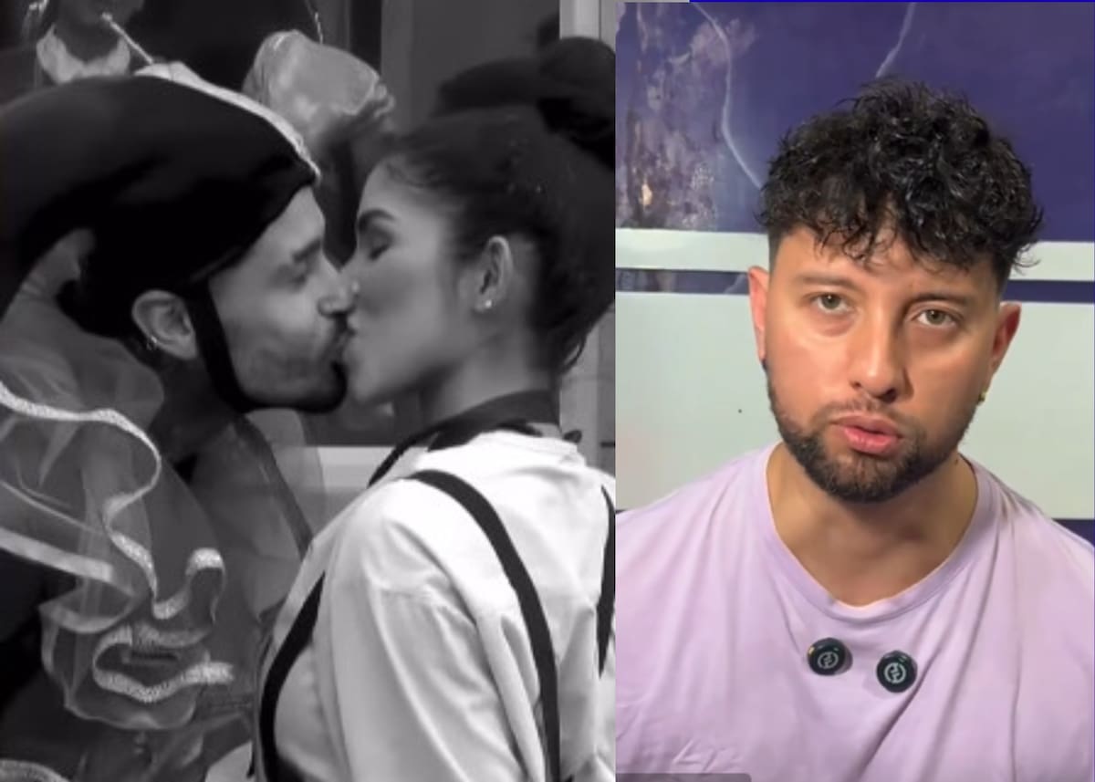Reacción de la familia de Alexa Torrex tras su beso en el reality. // captura tomadas de IG @canalrcn
