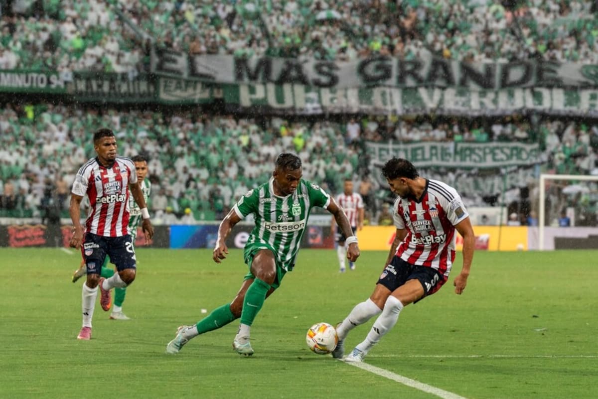 Alfredo Morelos habló luego de fallar un penalti en la final de la Liga BetPlay I de 2026 entre Atlético Nacional y Junior. Foto: Colprensa.