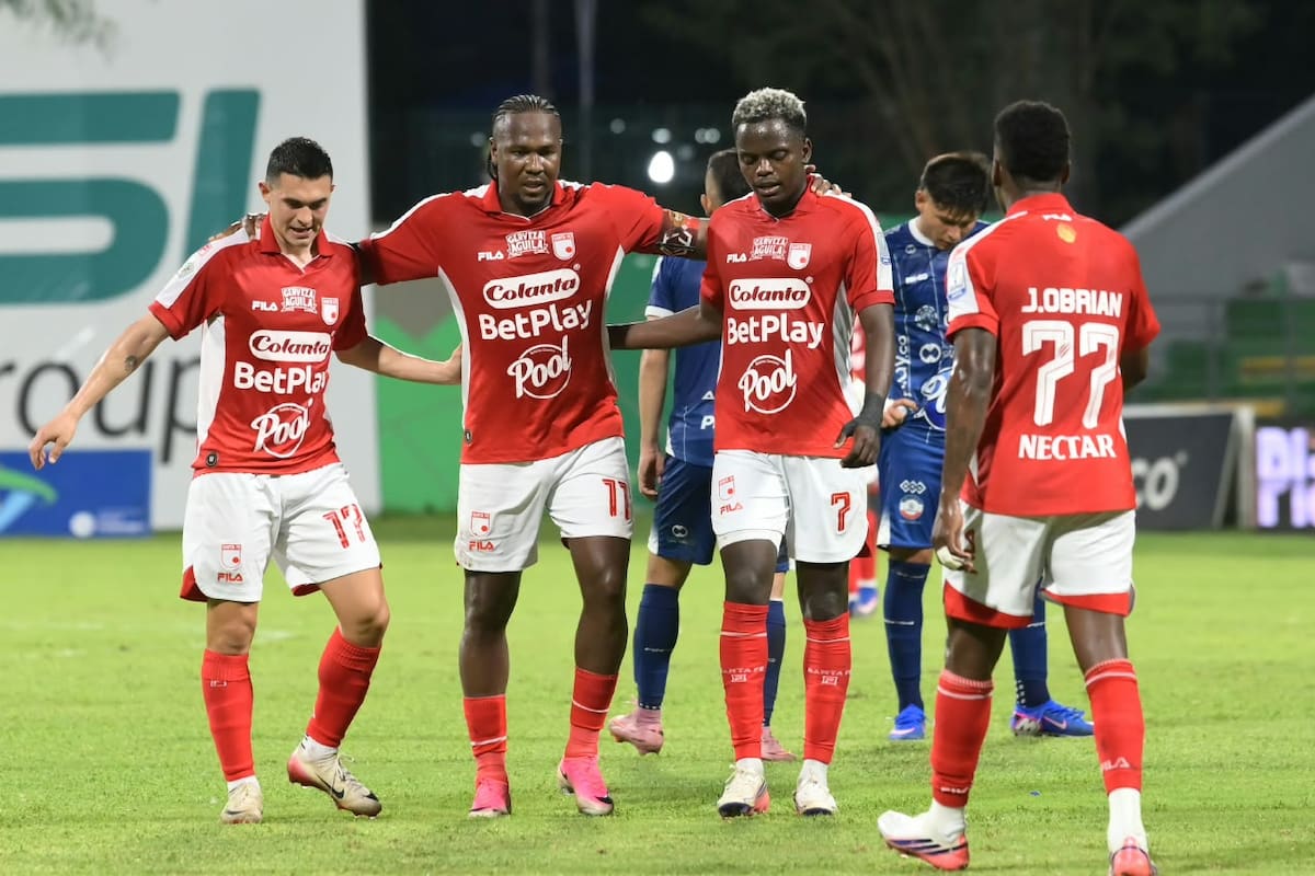 Alianza Valledupar vs Santa Fe por la Liga BetPlay II 2026 de la fecha 11 (Richard Dangond - Colprensa).