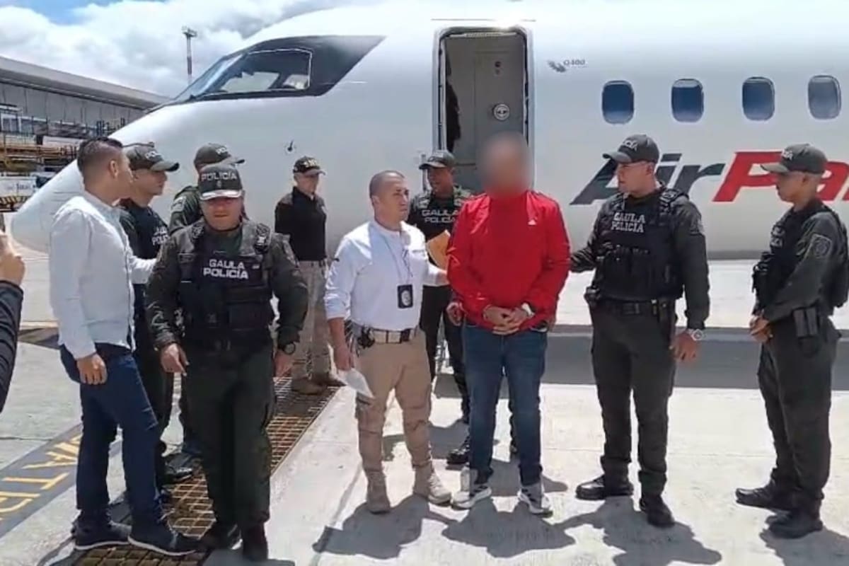 Alias Alex Pereira fue capturado en Antioquia tras ser buscado por Interpol en 196 países. | Foto: Colprensa
