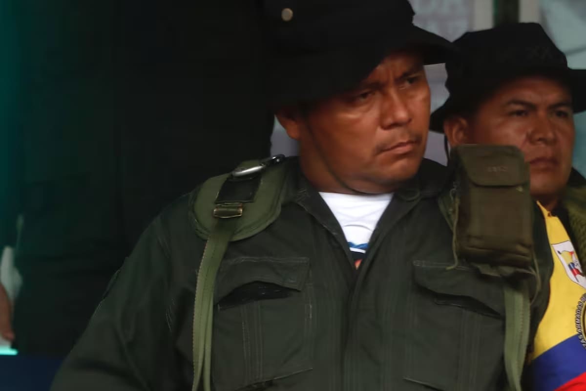Alexander Díaz Mendoza, más conocido como alias 'Calarcá', líder de una disidencia de las Farc. // Foto: EFE.
