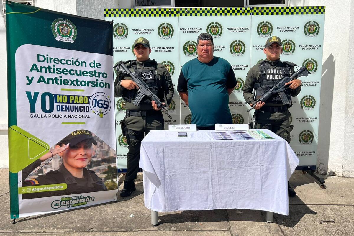 Alias ‘El Gordo’ fue capturado por extorsión en Barrancabermeja.