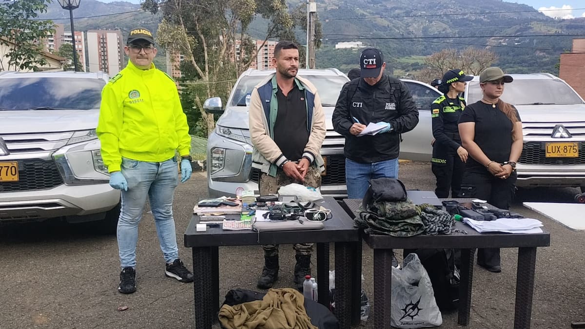 Alias Firu, uno de los 7 capturados en caravana de la UNP. //Colprensa.