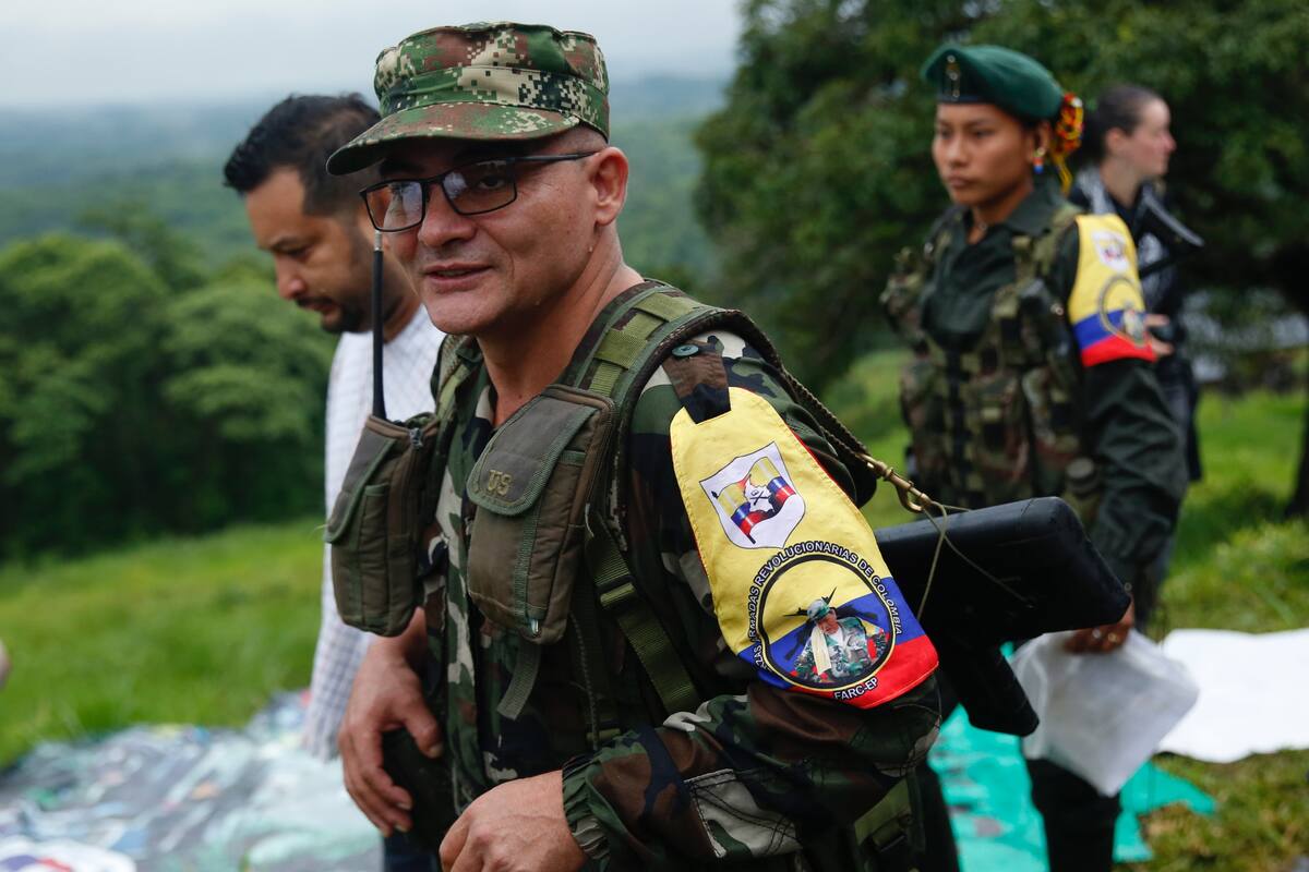 Alias Iván Mordisco, comandante de las disidencias de las Farc. // Foto: EFE