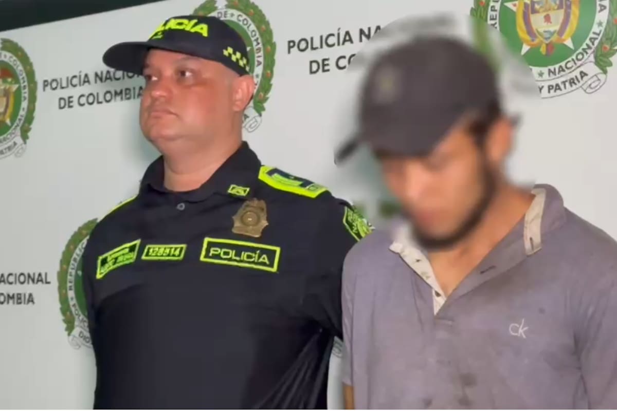 Alias ‘Milicio’ fue capturado en el barrio Rincón de la Paz, en Girón.