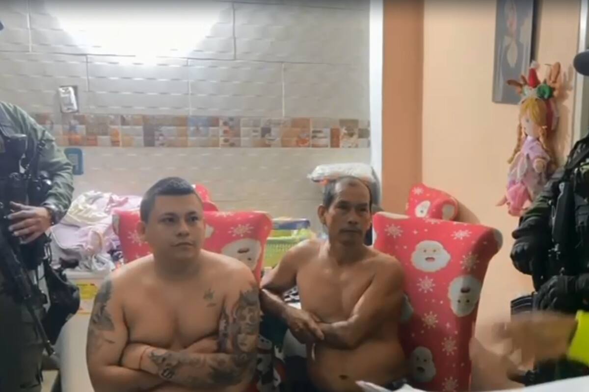 Alias 'Pechuga', cabecilla de Los Búcaros, fue capturado en Bucaramanga junto a su padre.