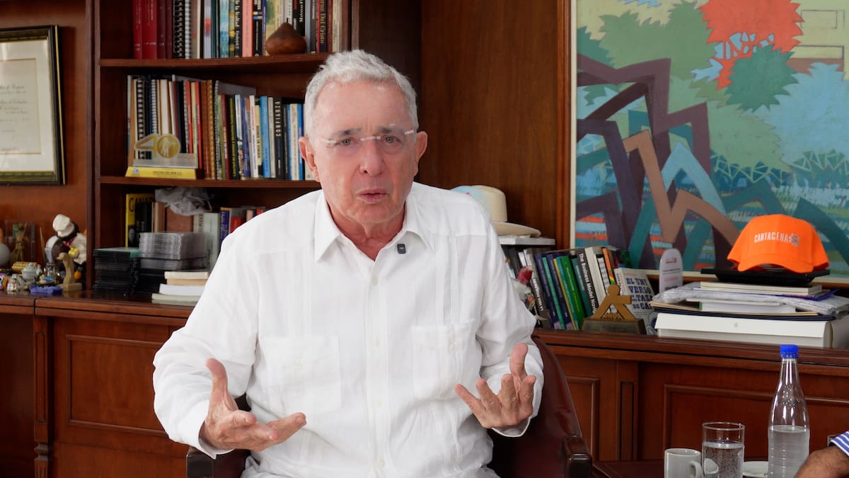 Álvaro Uribe, expresidente de Colombia.
// Foto: Diego Fierro.