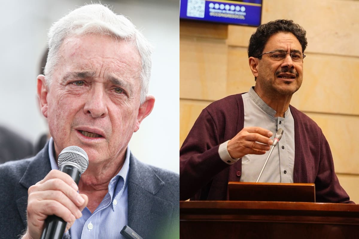 Duro cruce de mensajes entre Álvaro Uribe e Iván Cepeda por el magnicidio de Miguel Uribe Turbay // Fotos: Colprensa.