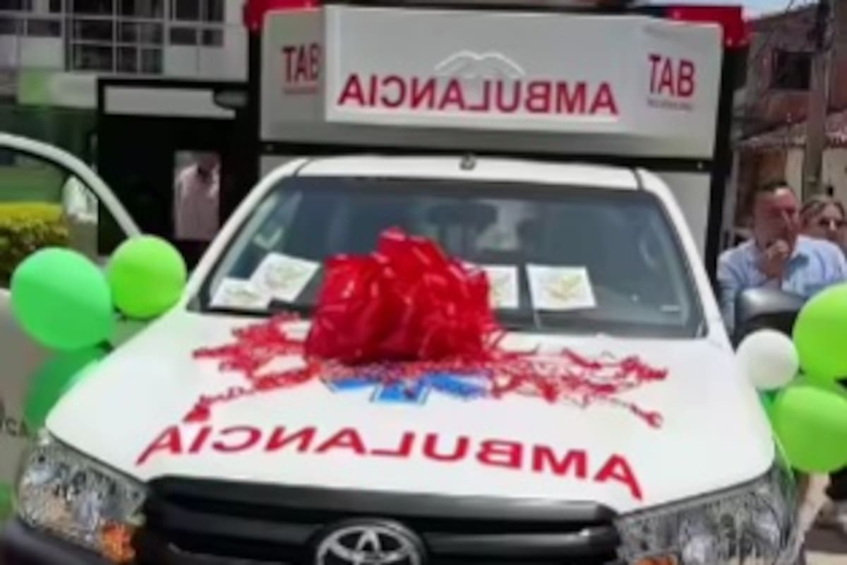 La compra de la ambulancia fue anunciada hace algunos meses.