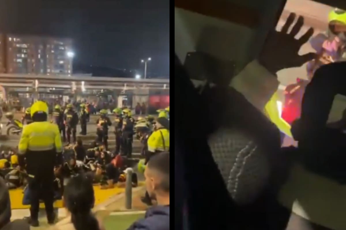 “Amenazaron al chofer con un cuchillo”: autoridades sobre bus que transportaba a hinchas Bucaramanga
Foto: captura de pantalla.