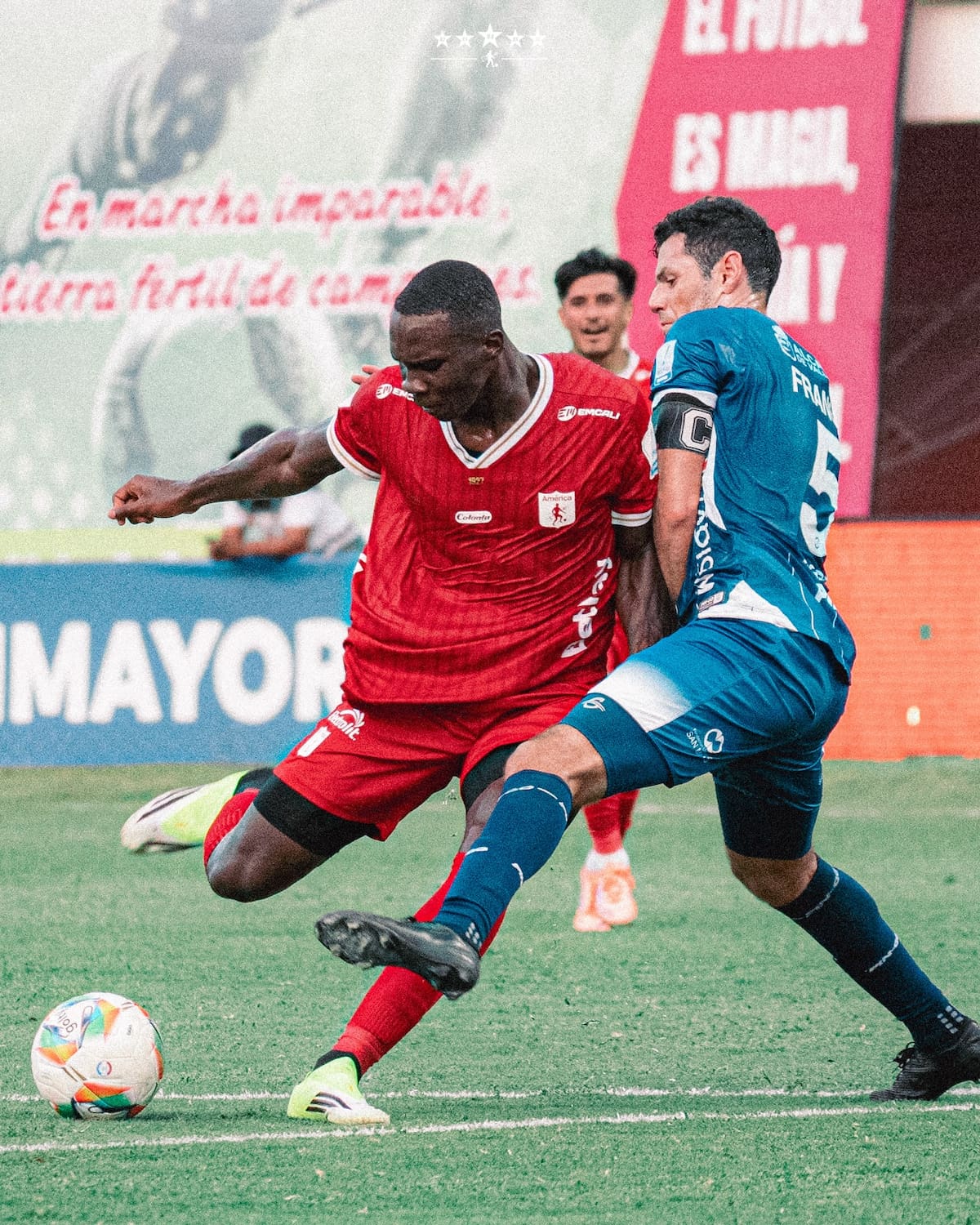 América goleó 3-0 al Alianza en la fecha 9 de la Liga BetPlay I de 2026. Foto: América.