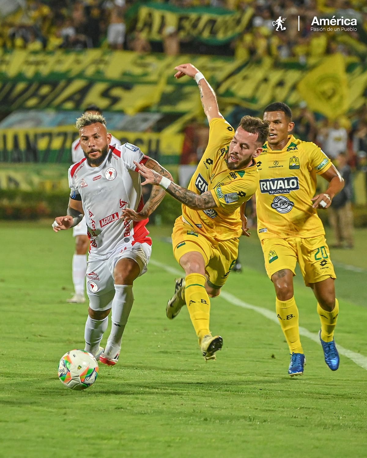 América de Cali lidera la Liga BetPlay: reviva los goles de los escarlatas ante Bucaramanga. Foto: cortesía América de Cali.