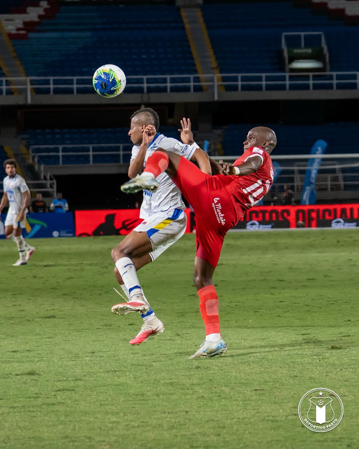 Deportivo Pasto sorprendió al América de Cali en el estadio Pascual Guerrero, en la décima fecha de la Liga BetPlay II de 2026. Foto: Deportivo Pasto.