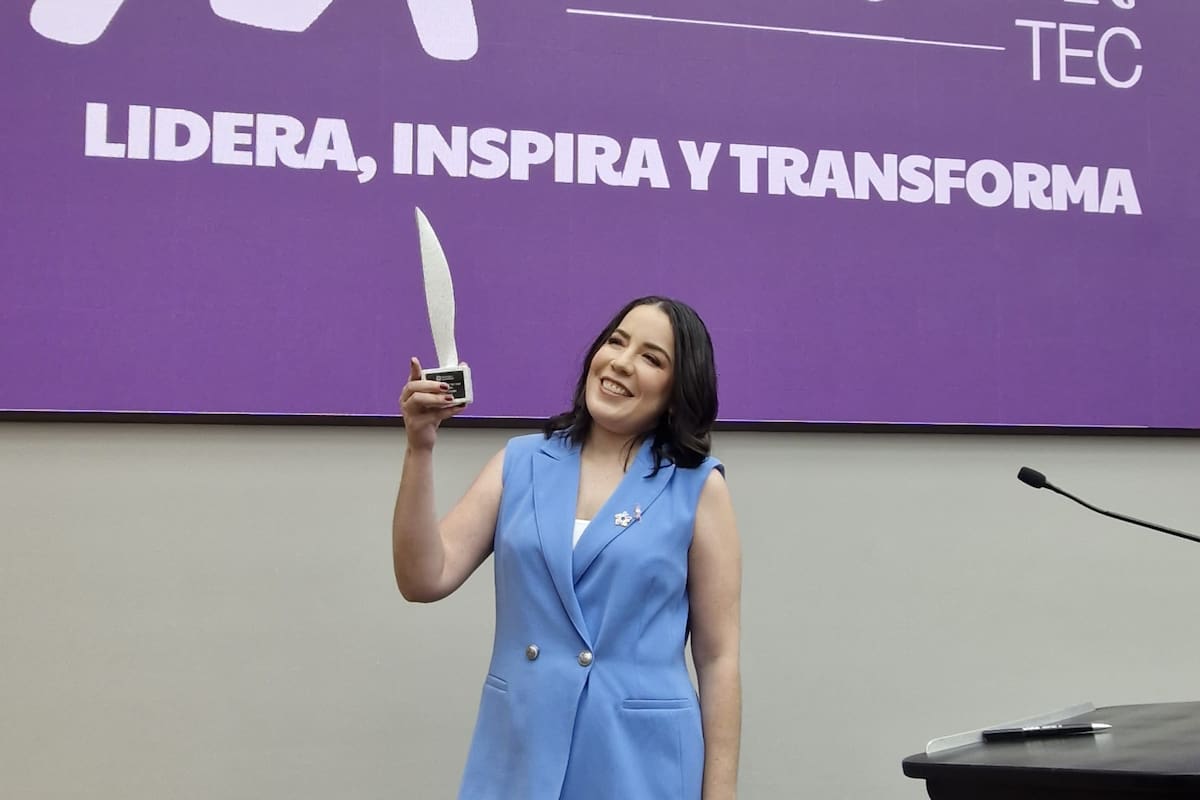 Ana María Pinilla recibió en México el Premio Mujer Tec 2026. Foto suministrada/VANGUARDIA