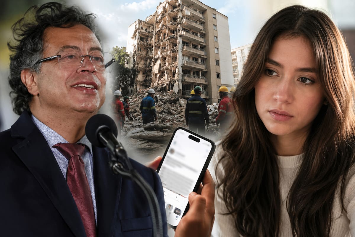 Ana María Saavedra la trilliza que sobrevivió al terremoto encendió una polémica que terminó con una publicación borrada de Gustavo Petro.