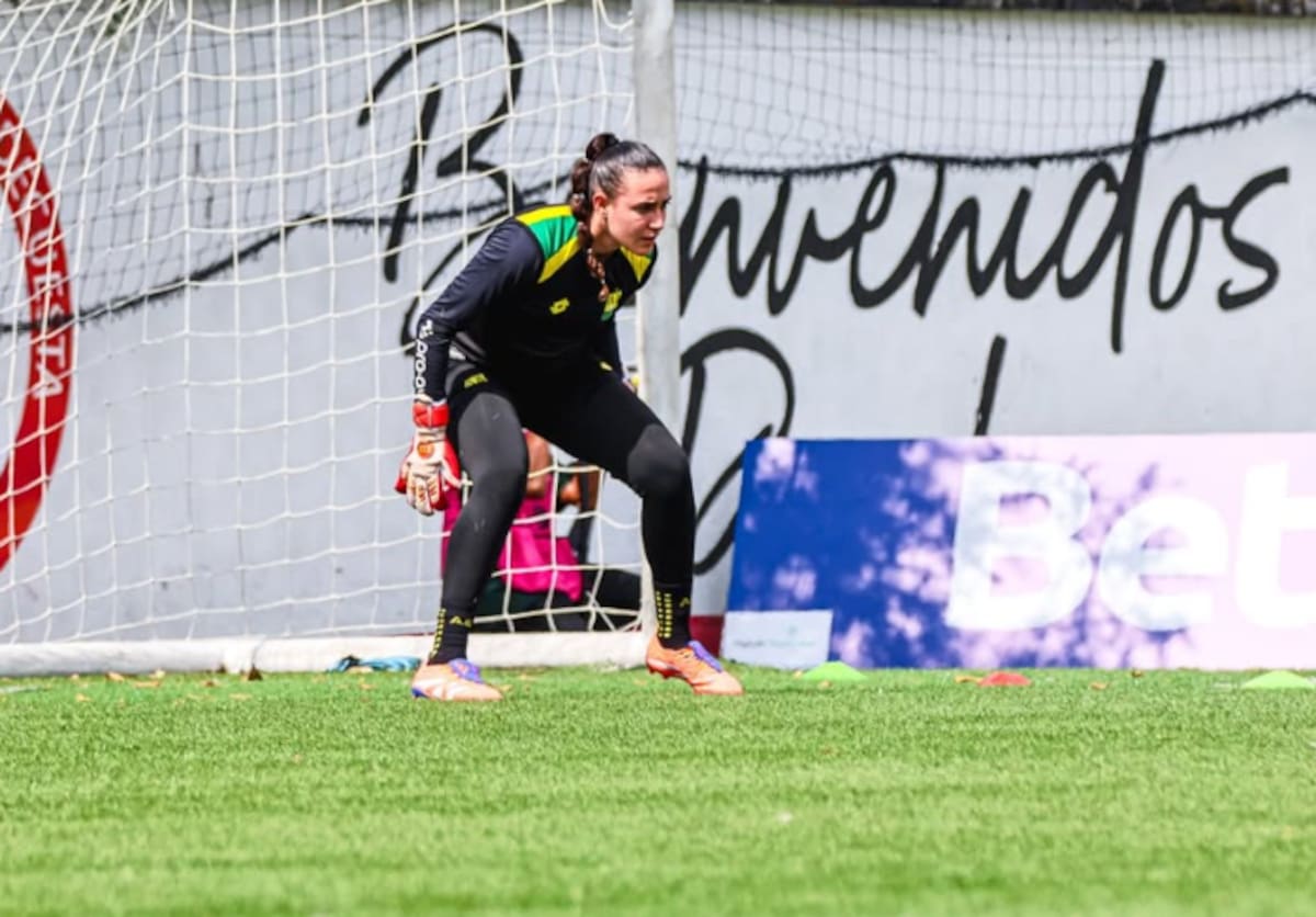 Ana Sophia Quiroga Vargas, arquera de Atlético Bucaramanga, fue convocada a la selección Colombia Sub-20. Foto: cortesía Atlético Bucaramanga.