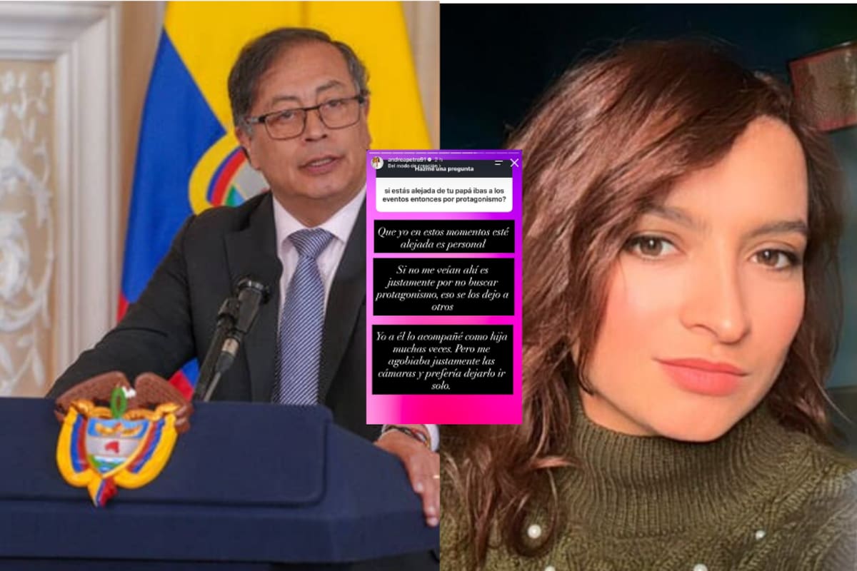Andrea Petro explicó en redes sociales las razones por las que decidió mantenerse alejada de algunos eventos públicos durante el gobierno de su padre, Gustavo Petro. Foto de archivo. Captura de foto: Vía X.