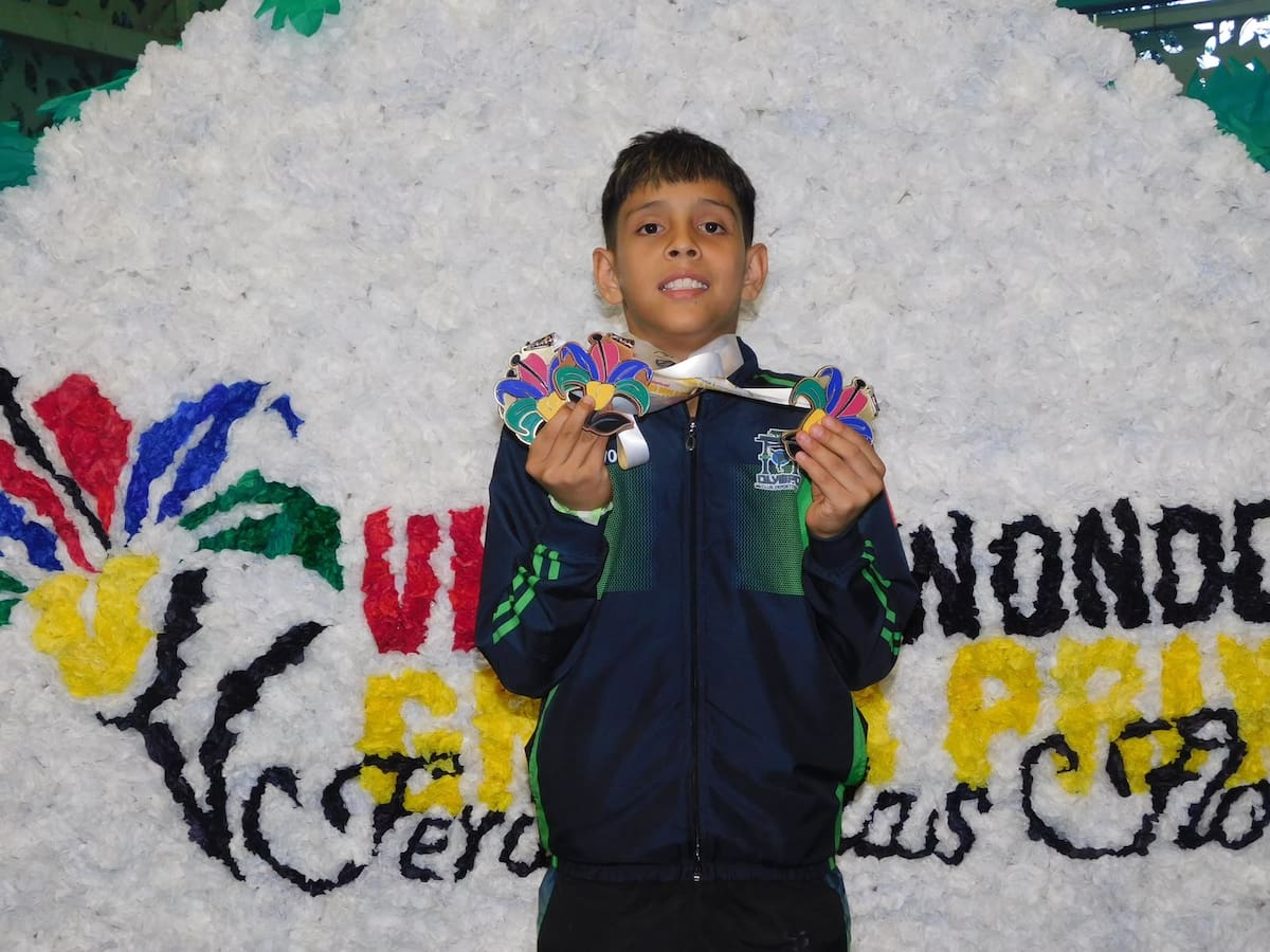 Andrés Joshua Bermúdez brilló en el campeonato. Foto: Cortesía/Vanguardia.