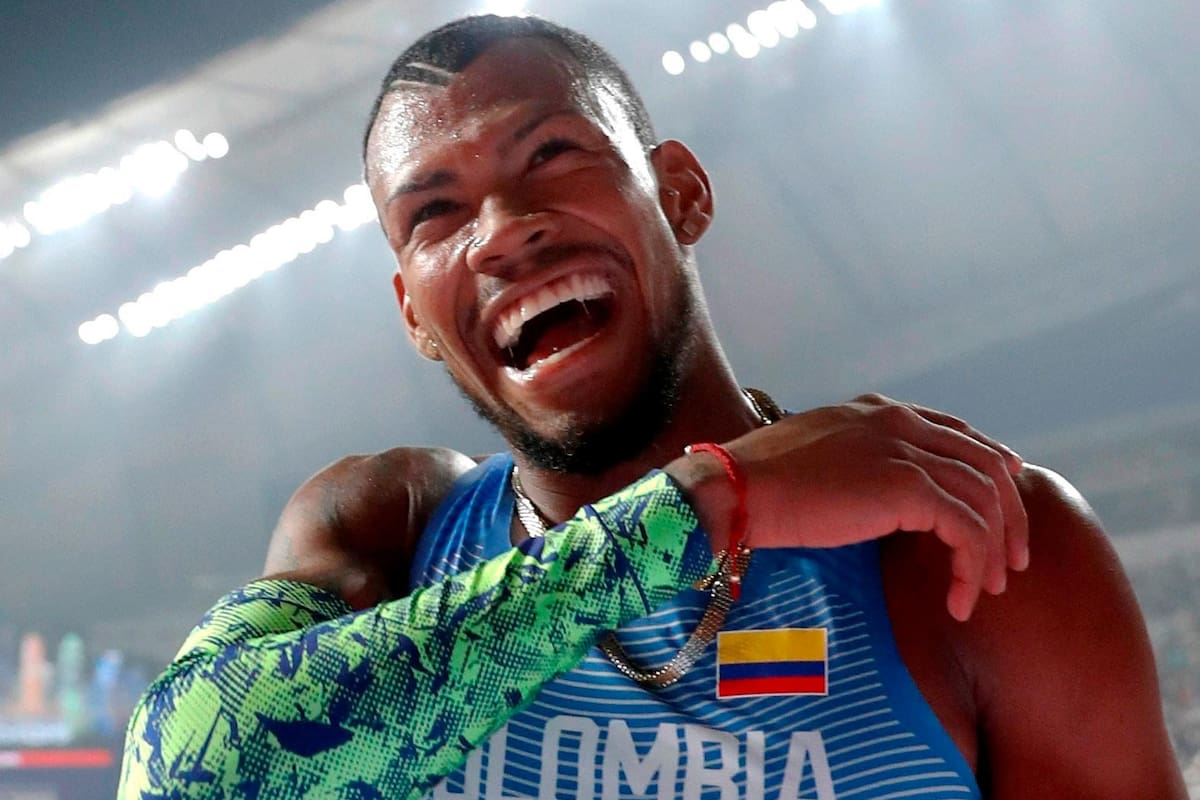 La historia de Anthony Zambrano, la nueva figura del atletismo mundial (Foto: EFE)