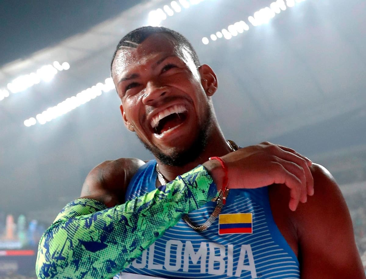 La historia de Anthony Zambrano, la nueva figura del atletismo mundial (Foto: EFE)