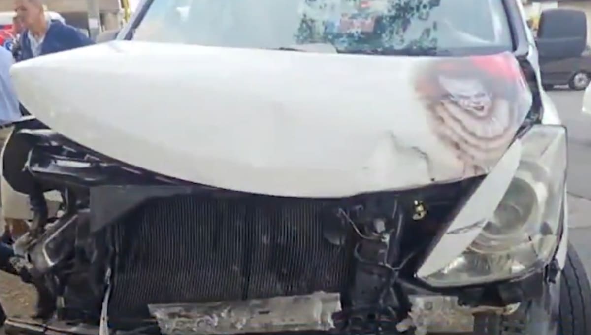Aparatoso accidente por poco termina en tragedia en Bucaramanga: seis personas heridas