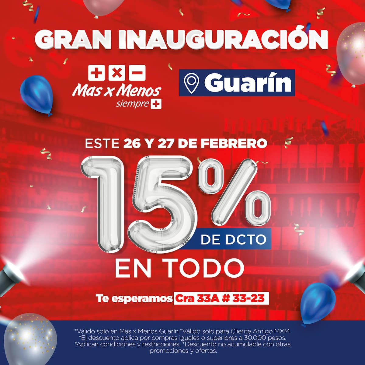 Suministradas Mas x Menos / VANGUARDIA