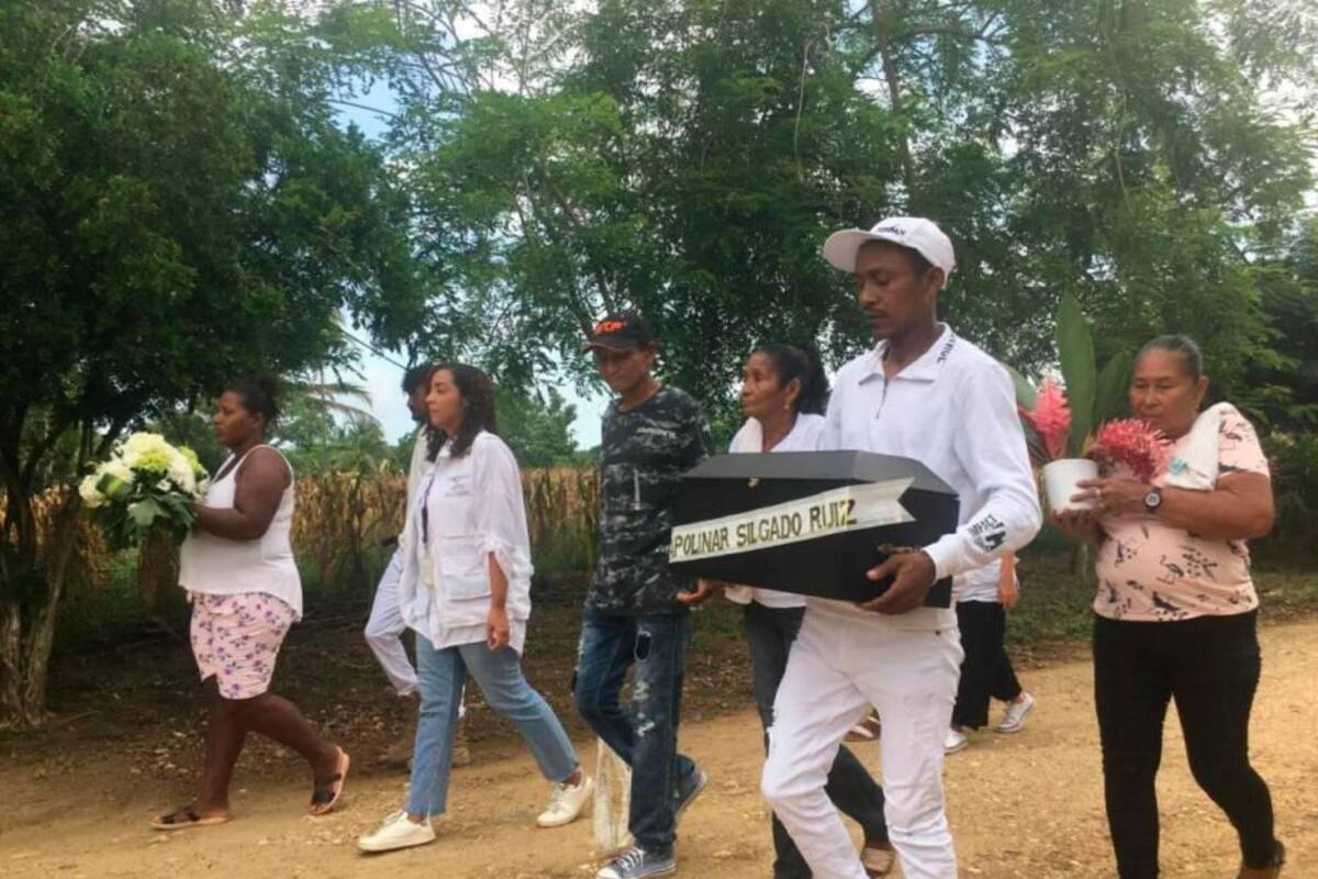 La familia de Apolinar Silgado Ruiz debió esperar 24 años para recibir sus restos, tras desaparece el 26 de agosto de 1999. //FOTOS Unidad de Búsqueda Personas dadas por Desaparecidas (UBPD).