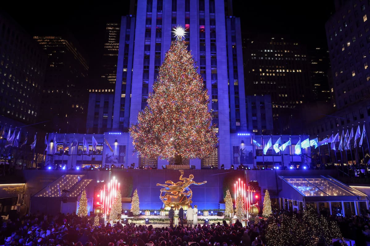 Así vibró Nueva York con el encendido del árbol de Navidad más esperado del año.