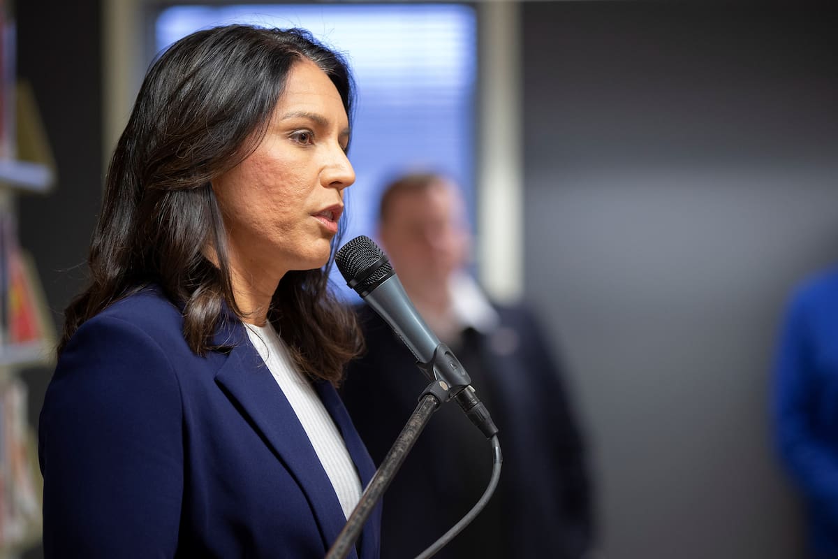 Tulsi Gabbard. Foto: EFE/Cj Gunther/ARCHIVO