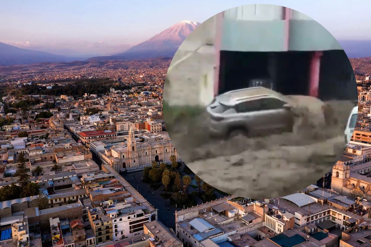 Viviendas y vías anegadas en Arequipa tras el desborde de la torrentera El Chullo, luego de intensas lluvias que mantienen en alerta a las autoridades locales.
Foto tomada de : Pantallazo de redes