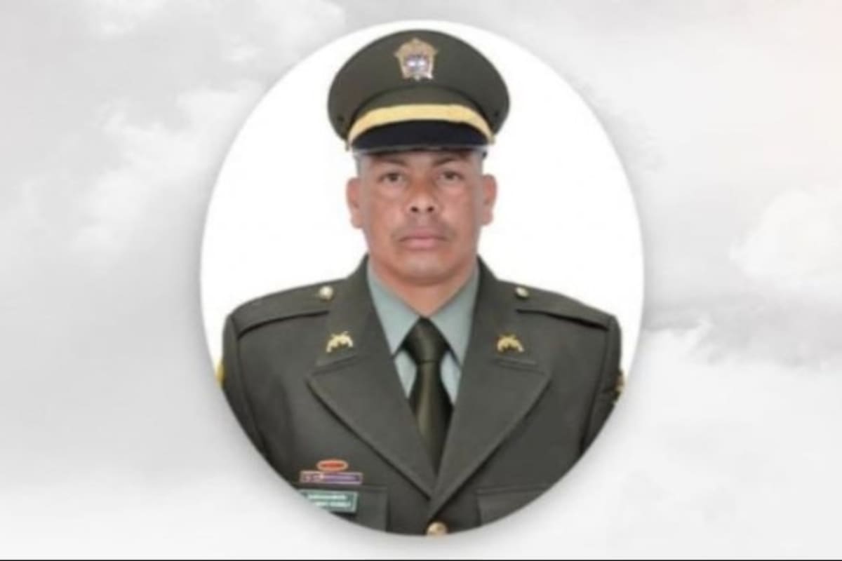 Subintendente Argemiro Rodelo Canchila, quien llevaba 18 años en la Policía, murió durante el ataque contra la Subestación de San Roque.
Foto: redes sociales.