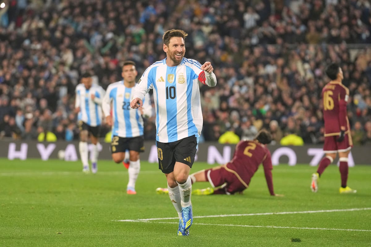 Lionel Messi jugó su último partido de Eliminatorias en Argentina. //Foto, AP: Gustavo Garello