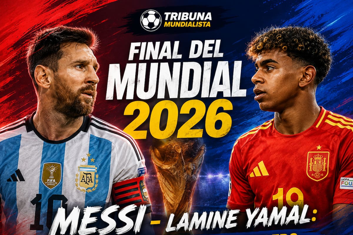 Argentina y España juegan la final del Mundial 2026. /FOTO: IA