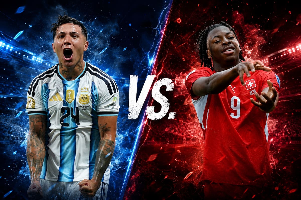 Argentina vs. Suiza en vivo: hora y dónde ver en Colombia el partido de cuartos de final del Mundial 2026.