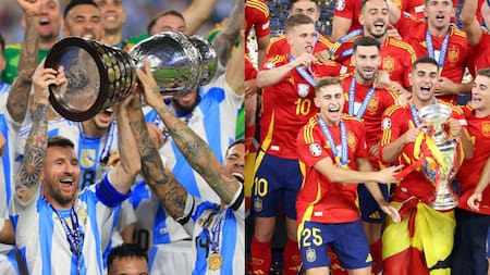Argentina y España, frente a frente: el historial completo antes de la final del Mundial