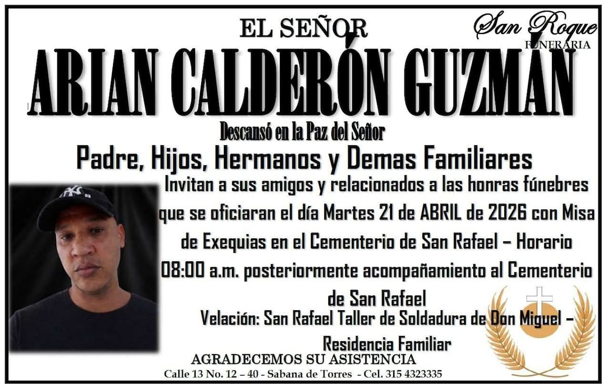 Arián Calderón Guzmán, de 45 años, fue una de las víctimas del doble homicidio.