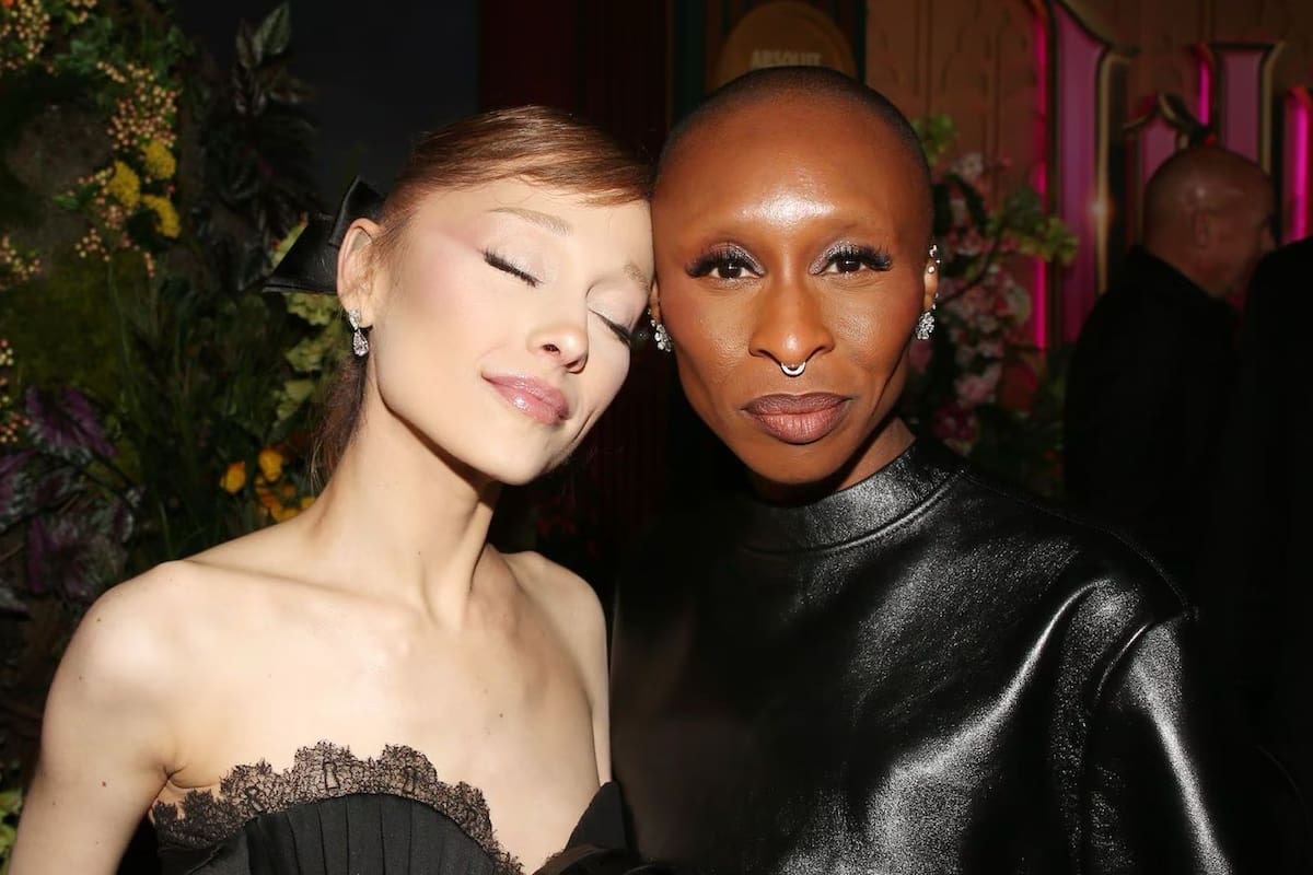 Ariana Grande y Cynthia Erivo muestran una cercanía que genera especulación entre sus fans. Foto: Redes Sociales