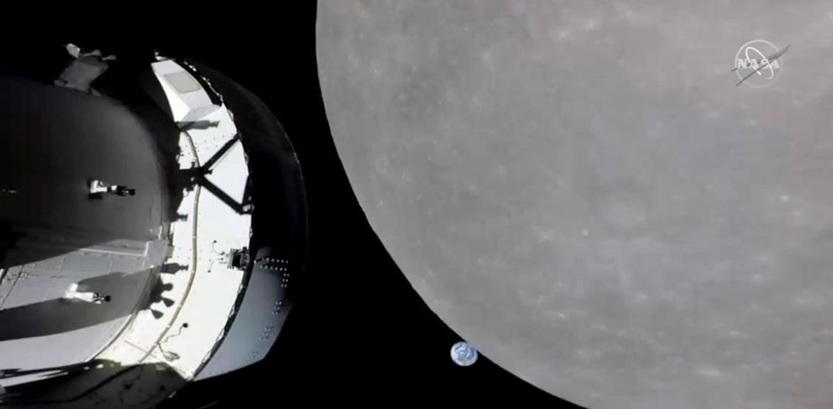 La misión Artemis I incluye diez minisatélites CubeSats de investigación, cada uno del tamaño de una caja de zapatos, que se desplegarán y tomarán diversas trayectorias. Internet / VANGUARDIA