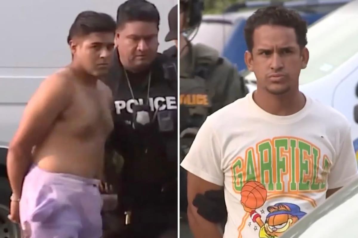 La Fiscalía pedirá la pena de muerte para Franklin José Peña Ramos y Johan José Martínez Rangel sospechosos del asesinato de Jocelyn Nungaray, de 12 años, en Houston. Tomada de X //