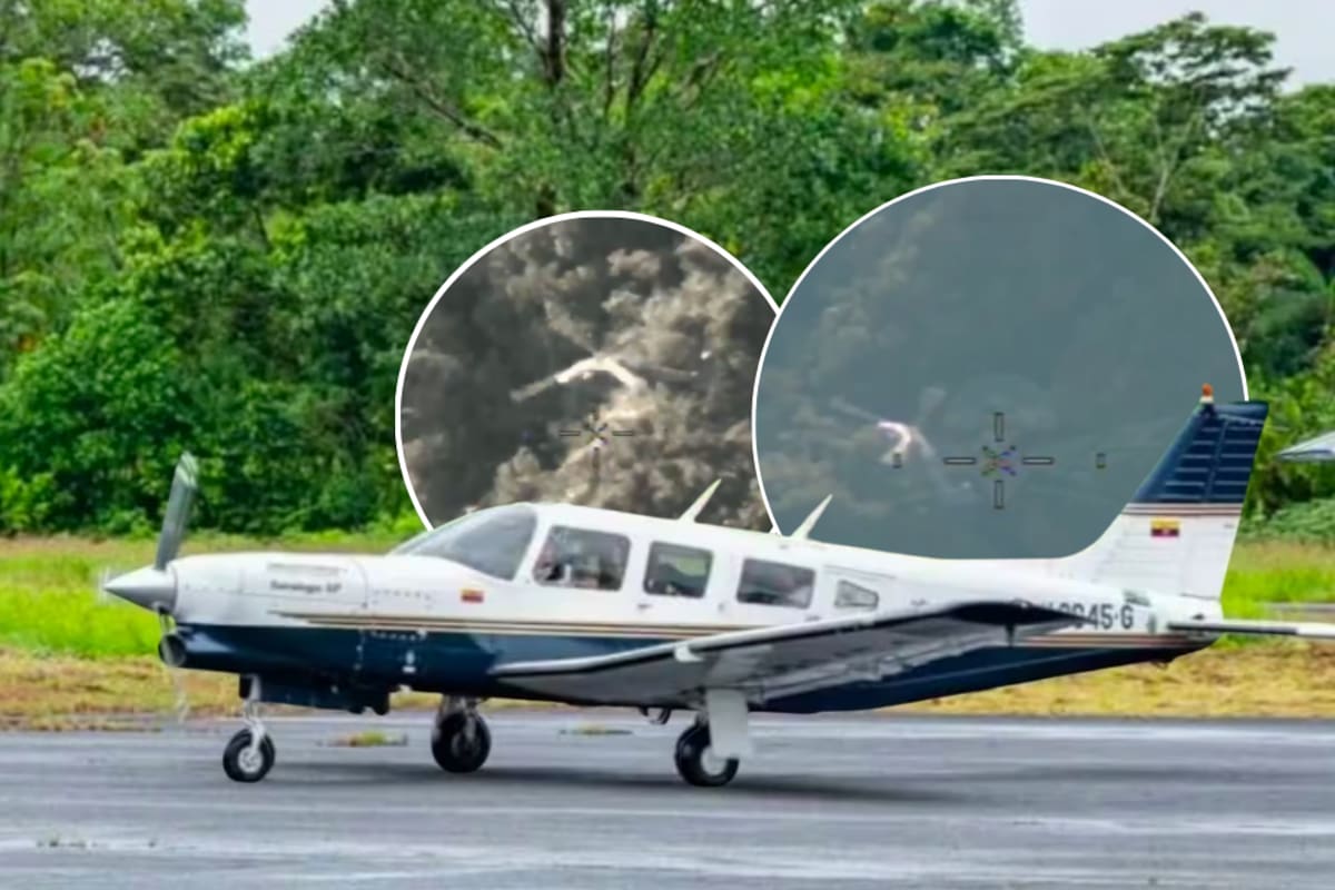 La Fuerza Aérea mantiene el operativo para llegar hasta la avioneta Cessna T-206 accidentada en una zona de difícil acceso del Parque Nacional Natural Tatamá. Fotomontaje.
