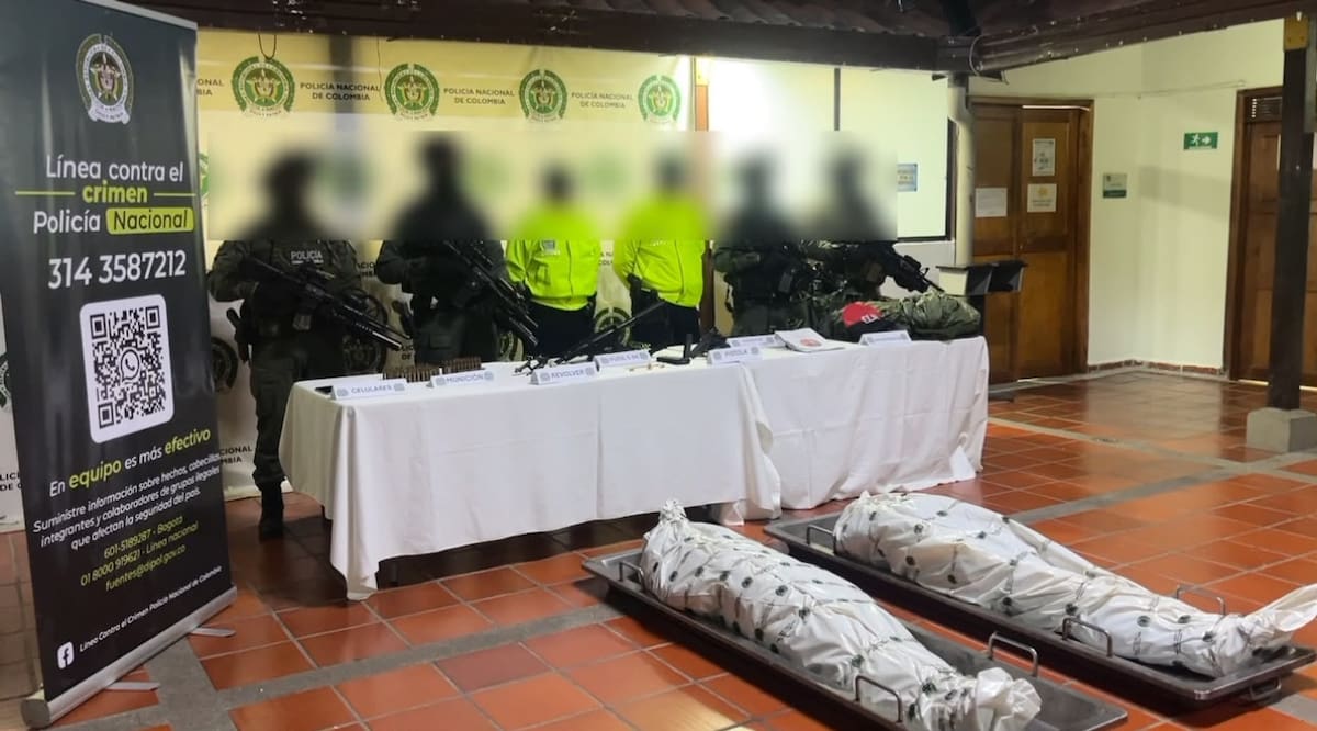 Así fue el operativo donde fueron abatidos alias ‘Manchado’ y ‘Negro Yolber’ en Lebrija
