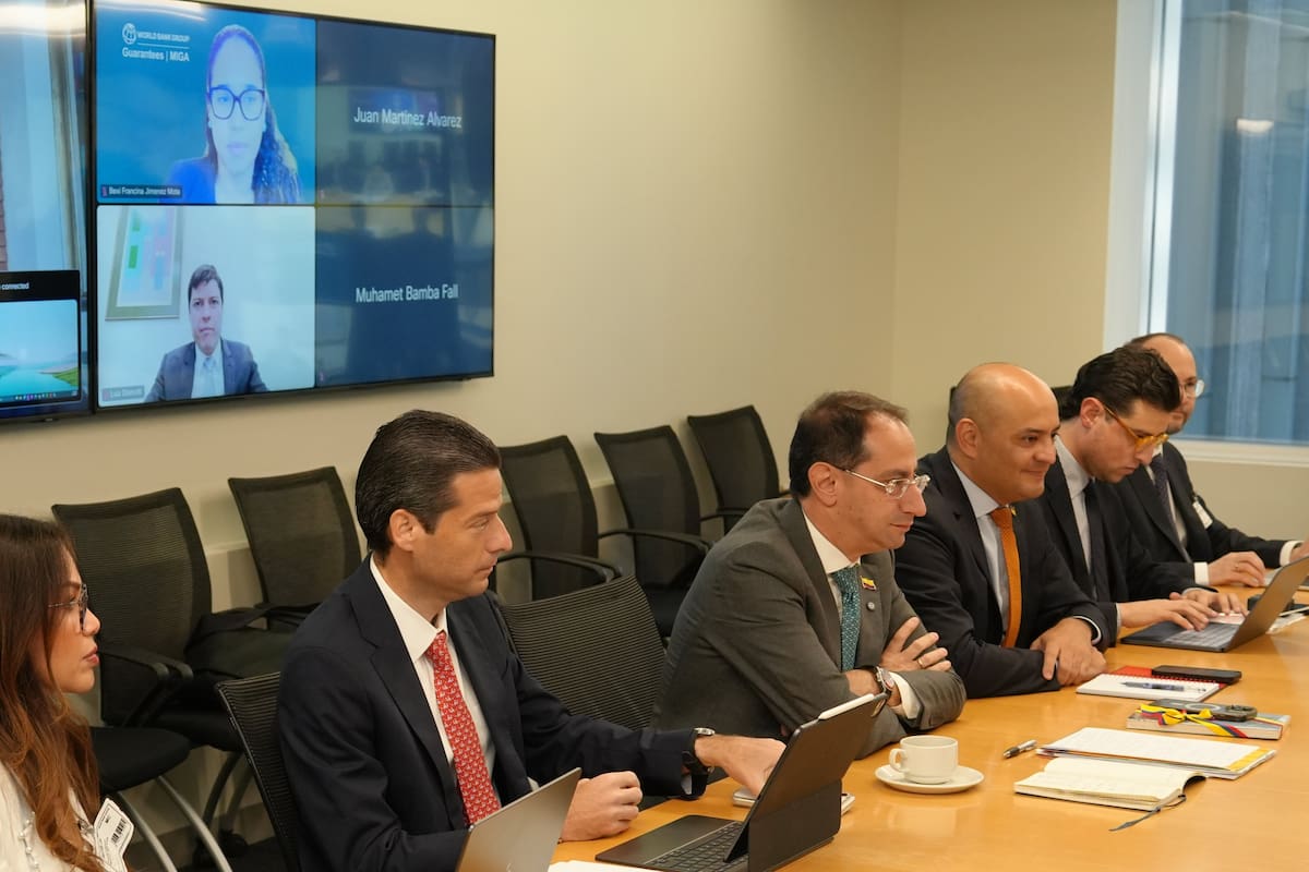 Así fue la reunión del vicepresidente electo José Manuel Restrepo con directivos del Grupo Banco Mundial en Washington | Foto Cortesía