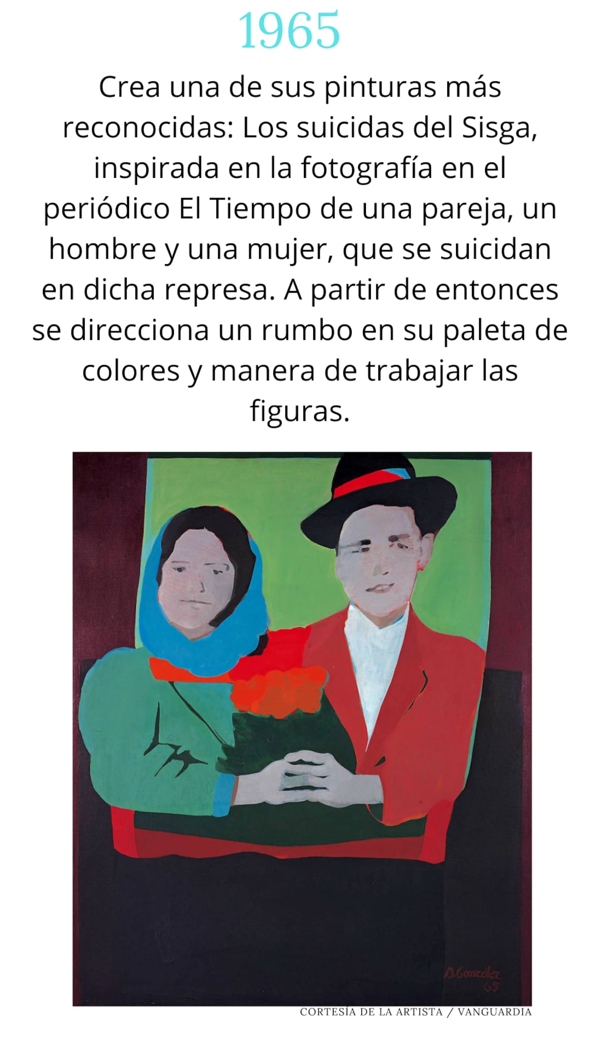 Así fue la vida de la maestra santandereana Beatriz González