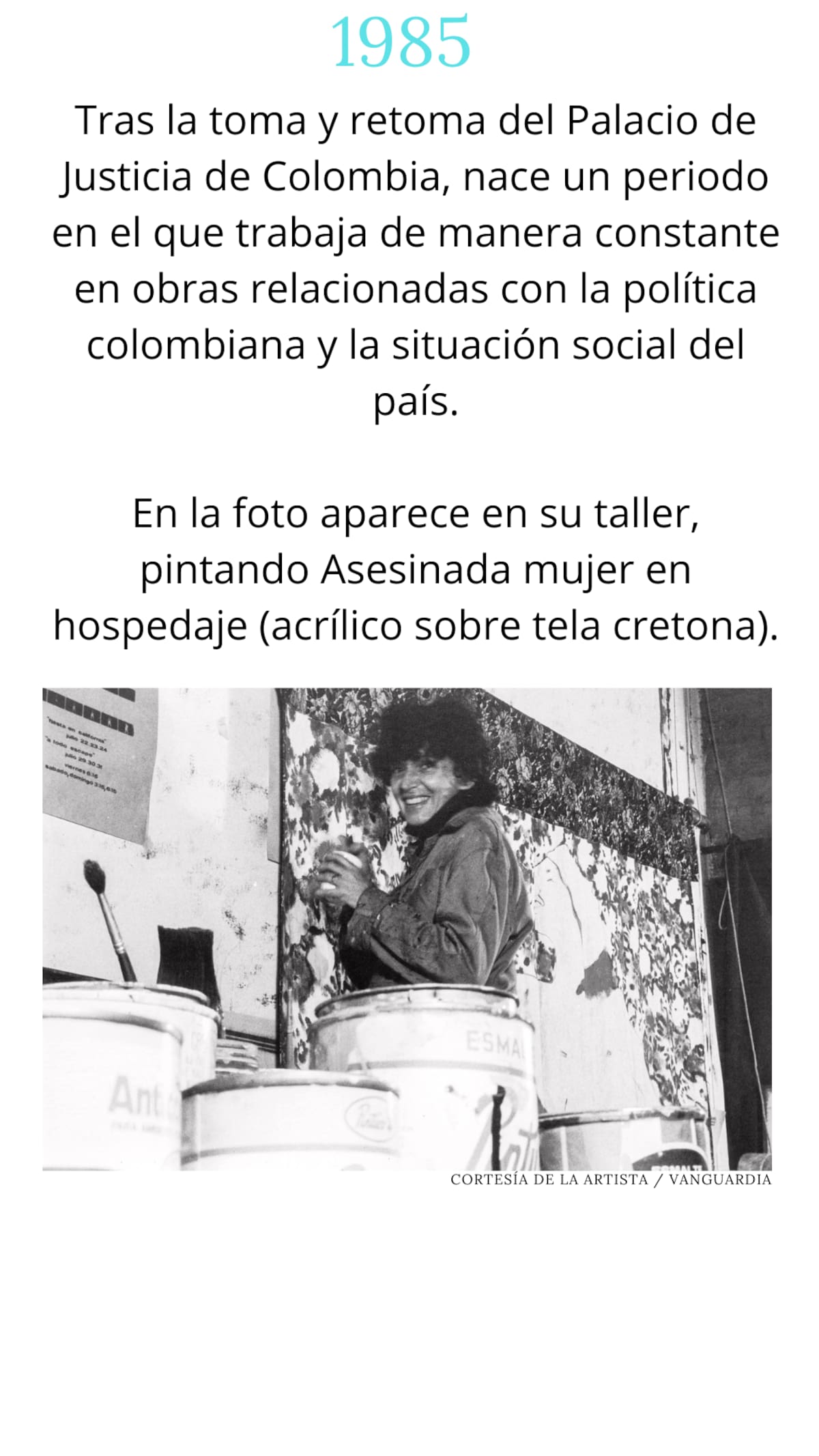 Así fue la vida de la maestra santandereana Beatriz González
