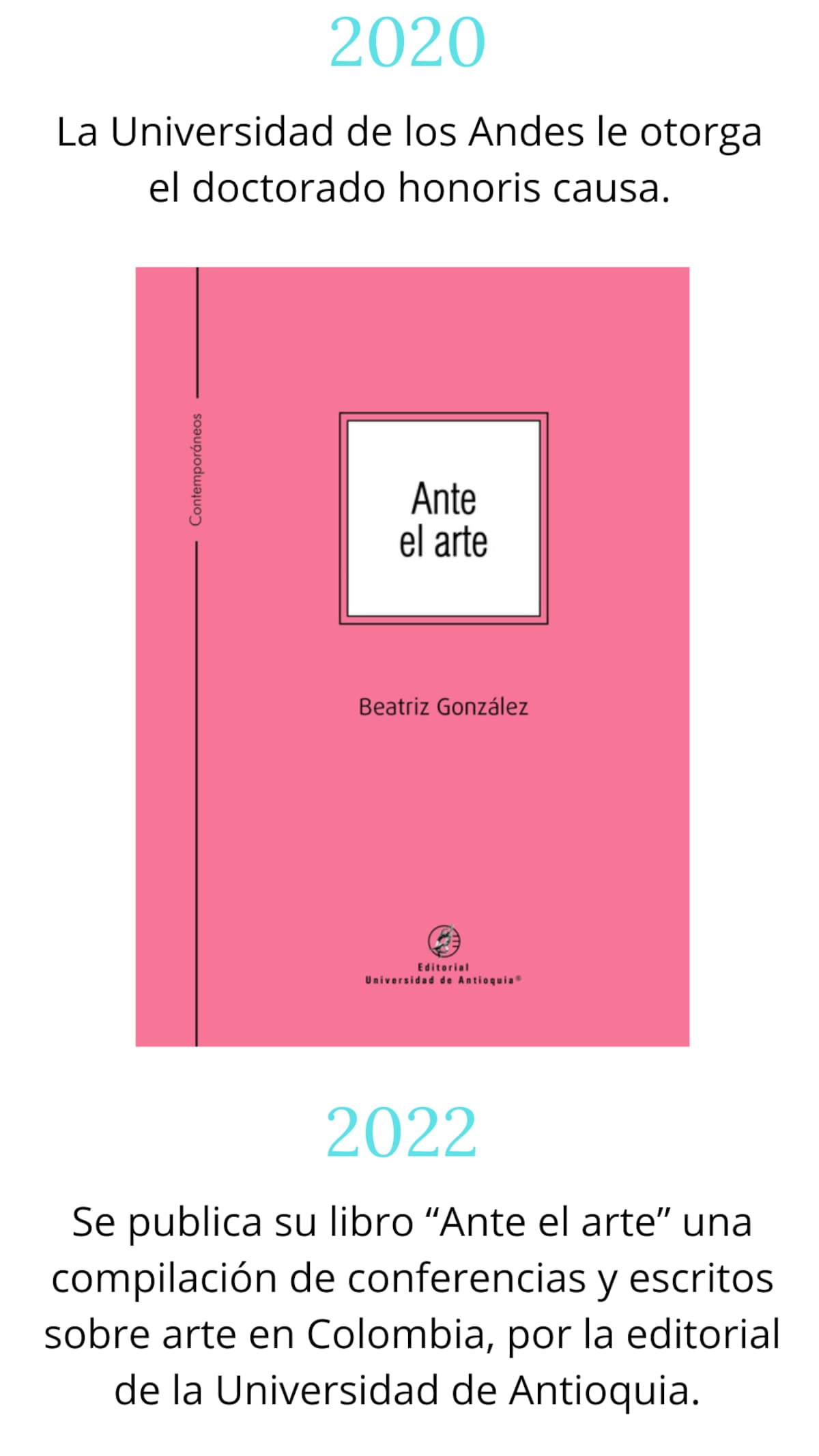 Así fue la vida de la maestra santandereana Beatriz González