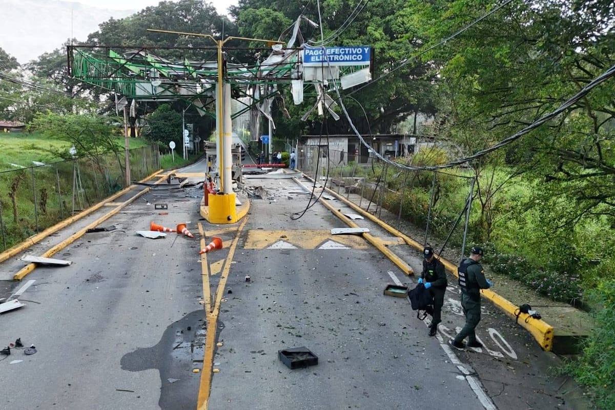 Así quedó el peaje Cabildo en Girardota Antioquia