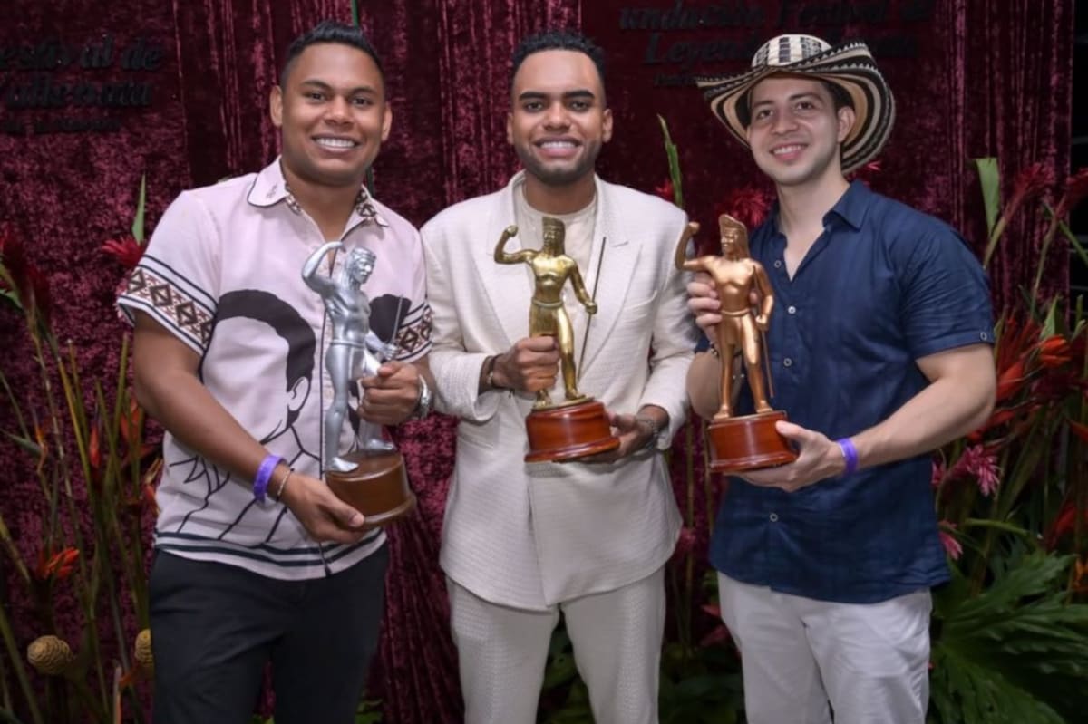 Los tres mejores del vallenato en 2026: así quedó el podio del Festival en su edición 59. Foto tomada de: Josejuancamilo.